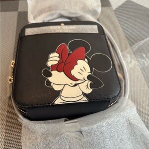 Kate Spade Black and Red Backpack with Mickey Mouse Design